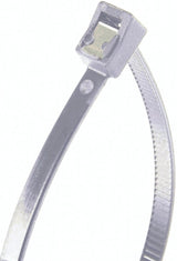 Gardner Bender 46-314SC Cable Tie, 0.3 in Max Bundle Dia, Double-Lock Locking, 6/6 Nylon, Natural, 14 in L, 50/PK