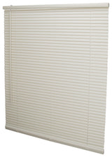 Simple Spaces PVCMB-12AA Blind, 64 in L, 39 in W, Vinyl, Alabaster, Pack of 4