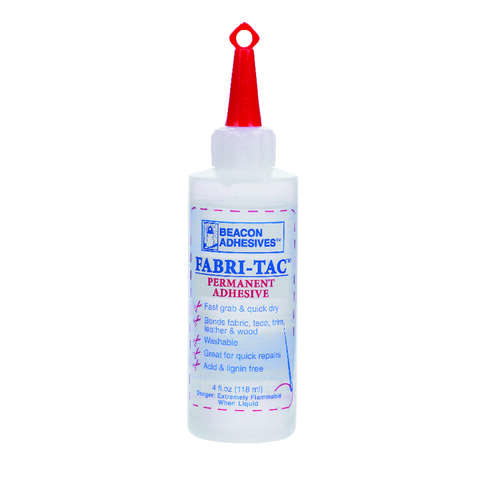 Beacon Liquid Crystal Clear Fabric Adhesive 4 oz