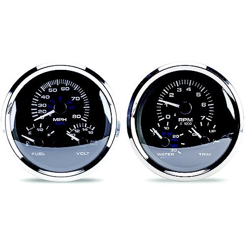 Sierra 20000P Premier SS Series Multi-Function Gauge Kit, Mercury/Yamaha