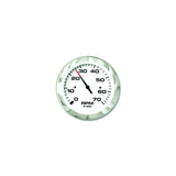 Sierra 65693P Lido Series 3″ White & Stainless Steel Electric Outboard & 4 Stroke Gas Engine 0-7,000 RPM Dial Range Tachometer Gauge with Outboard Alternator or Coil Sender Code