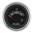 Sierra 67021P Black Sterling Series 2″ Stainless Steel Fuel Gauge & Requires ″F″ Sender Code