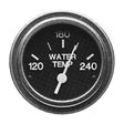 Sierra 80590P Heavy Duty Series 2″ Electric 120-240 F Dial Range Water Temperature Gauge & Requires ″D″ Sender Code