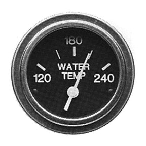 Sierra 80590P Heavy Duty Series 2″ Electric 120-240 F Dial Range Water Temperature Gauge & Requires ″D″ Sender Code