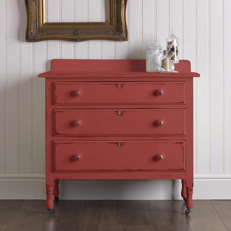 Rust-Oleum Chalked Ultra Matte Farmhouse Red Water-Based Acrylic Chalk Paint 30 oz, Pack of 2