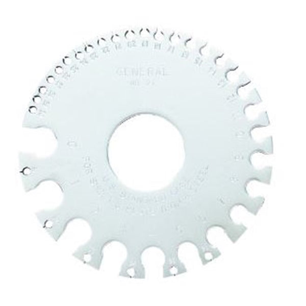 General 21 Sheet Metal Gauge, 0 to 36 in, Steel