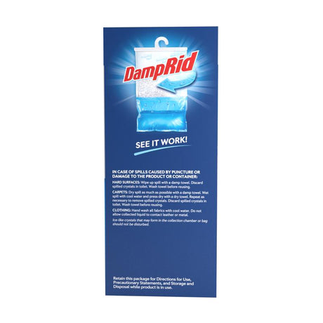 DampRid Hanging Moisture Absorber No Scent 15.4 oz 3 pk, Pack of 4