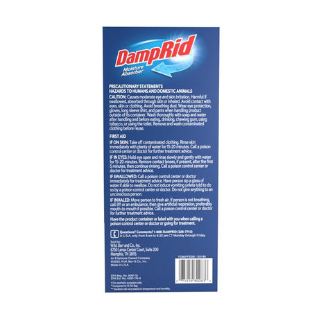 DampRid Hanging Moisture Absorber No Scent 15.4 oz 3 pk, Pack of 4