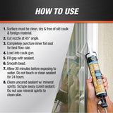 DAP Silicone Max Black Silicone All Purpose Sealant 10.1 oz, Pack of 12
