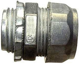 Halex 22210 EMT Connector, 1/2 in Compression, Zinc - 5/BAG