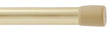 Kenney KN611 Spring Tension Rod, 5/8 in Dia, 28 to 48 in L, Metal, Gold, Brass