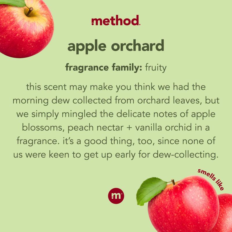 Method Apple Orchard Scent Stainless Steel Cleaner & Polish 14 oz Spray, Pack of 6