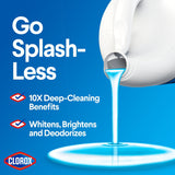 Clorox Splash-Less Fresh Meadow Scent Bleach 40 oz, Pack of 6