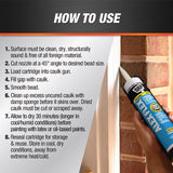 DAP Alex Flex Antique White Acrylic Latex Interior Molding and Trim Sealant 10.1 oz, Pack of 12