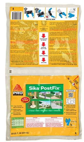 Sika 483503 Fence Post Mix, Pack of 10