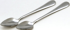 Chef Craft 21521 Grapefruit Spoon Set, 7 in OAL, Stainless Steel, Mirror Polished