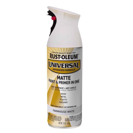 Rust-Oleum Universal Matte White Spray Paint 12 oz, Pack of 6