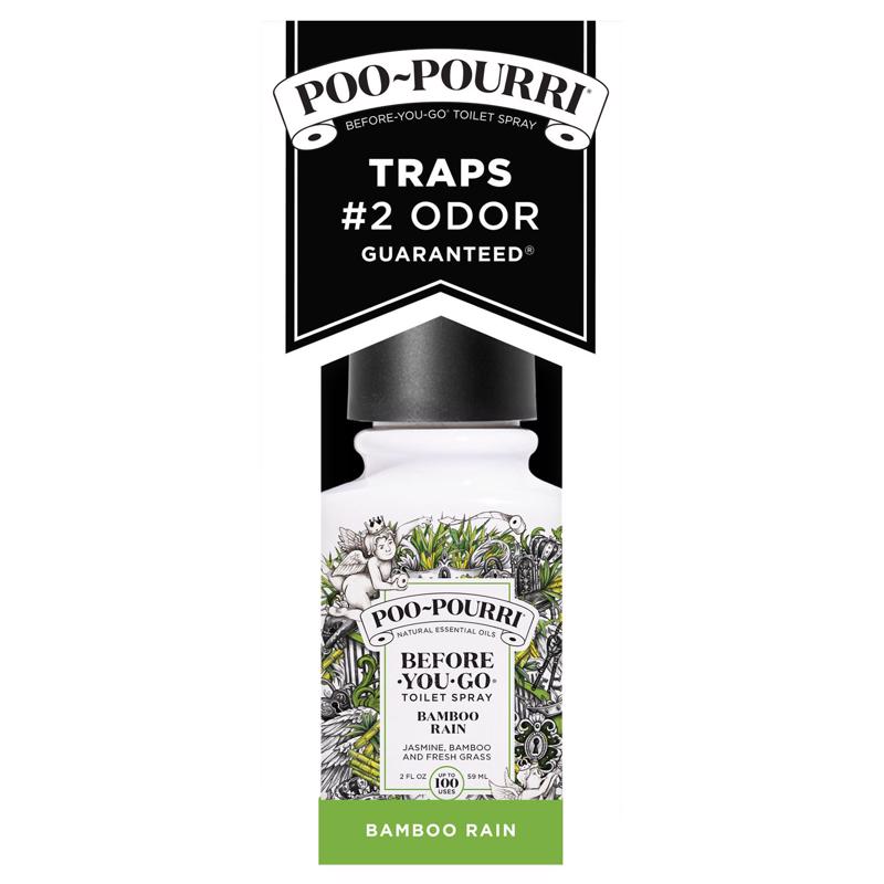 Poo-Pourri Bamboo Rain Scent Air Freshener Spray 2 oz Liquid 1 pk