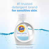Tide HE Free & Gentle No Scent Detergent Liquid 42 fl. oz. 1 pk, Pack of 6