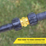 SurfaceMaxx 5/16 in. D X 25 ft. L M22 Replacement Pressure Washer Hose 3200 psi