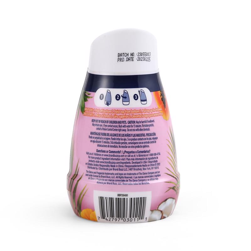 Clorox Fraganzia Island Escape Scent Air Freshener 6 oz Gel 1 pk