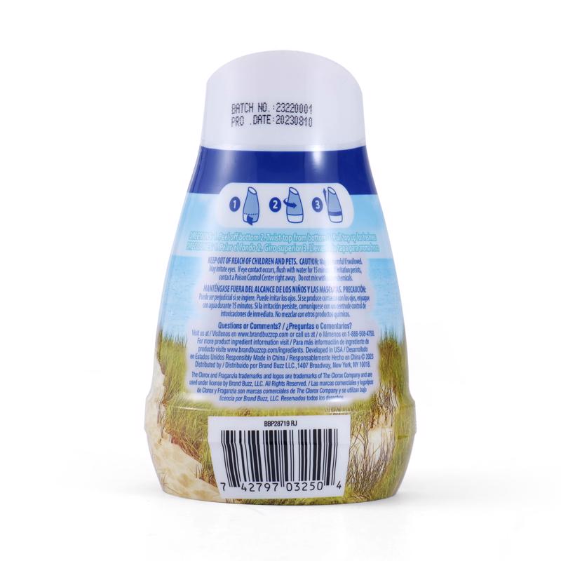 Clorox Fraganzia Fresh Ocean Breeze Scent Air Freshener 6 oz Gel 1 pk