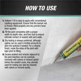 Vulkem 116 Buff Polyurethane Window and Door Caulk Sealant 10.1 fl. oz., Pack of 12