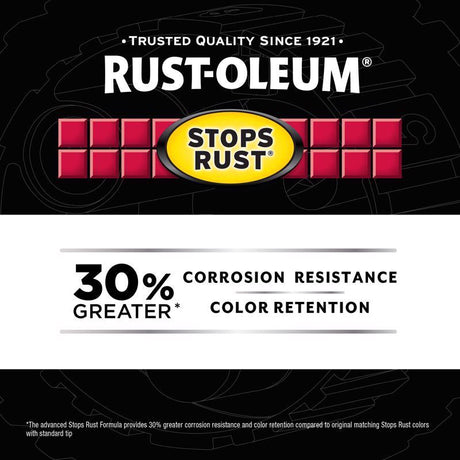 Rust-Oleum Stops Rust Gloss Cypress Green Protective Enamel Spray Paint 12 oz, Pack of 6