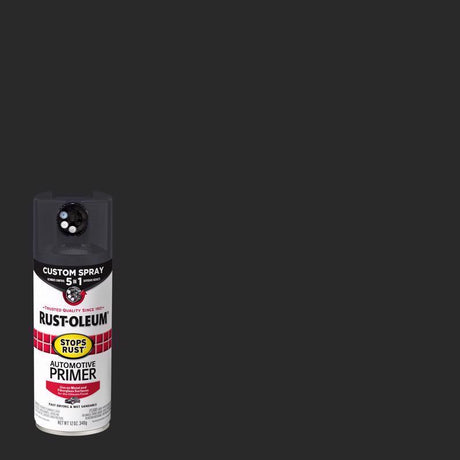 Rust-Oleum Stops Rust Flat Dark Gray Primer Spray 12 oz, Pack of 6