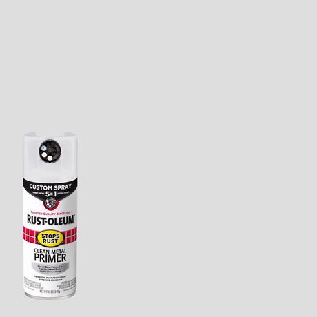 Rust-Oleum Stops Rust Flat White Primer Spray 12 oz, Pack of 6