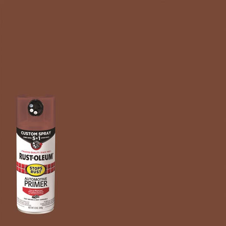 Rust-Oleum Stops Rust Flat Red Primer Spray 12 oz, Pack of 6