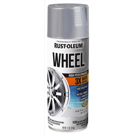 Rust-Oleum Metallic Steel Spray Paint 11 oz, Pack of 6