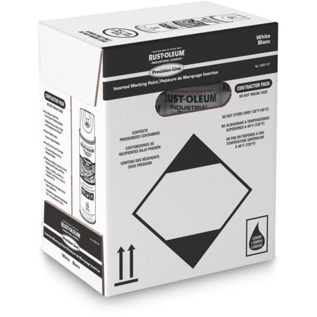 Rust-Oleum Industrial Choice - Contractor Pack(6 pk) White Inverted Marking Paint 17 oz