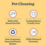 Mrs. Meyer's Clean Day Pets Liquid Multi-Surface Cleaner 16 oz, Pack of 6