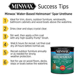 Minwax Helmsman Gloss Clear Water-Based Spar Urethane 1 qt
