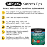 Minwax Helmsman Satin Clear Water-Based Spar Urethane 1 qt