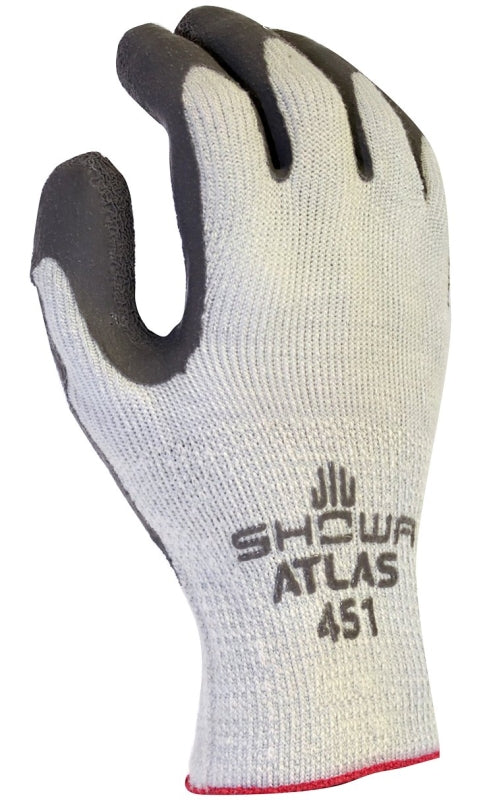 Showa 451-M Thermal-Insulated Gloves, Unise, M, 9.84 in L, Elastic Cuff, Late, Gray/Light Gray