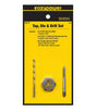 Eazypower 83717 Tap Die and Drill Set, 3-Piece, Tungsten Steel, Titanium