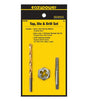 Eazypower 83729 Tap Die and Drill Set, 3-Piece, Tungsten Steel