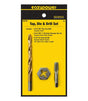 Eazypower 83733 Tap Die and Drill Set, 3-Piece, Tungsten Steel