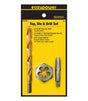 Eazypower 83734 Tap Die and Drill Set, 3-Piece, Tungsten Steel, Titanium