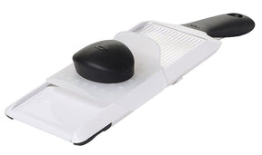 Good Grips 1119100V4 Series Mandoline Slicer, 3-3/4 in L, Stainless Steel Blade, Dishwasher Safe: Yes