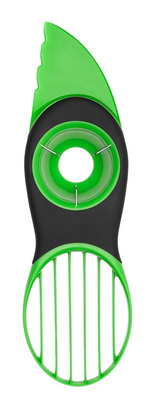 Good Grips 1252180 Avocado Slicer, Plastic Blade, Green, Dishwasher Safe