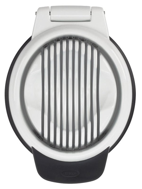 Oxo 1271080V1 Egg Slicer, Stainless Steel Blade, White, Dishwasher Safe
