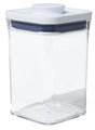 Good Grips POP 11234000 Food Container, 1.1 qt Capacity, Plastic, Clear, 4.3 in L, 4.3 in W, 6.3 in H
