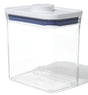 Good Grips POP 11234600 Food Container, 1.7 qt Capacity, Plastic, Clear, 6.3 in L, 4.1 in W, 6.7 in H