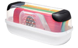 Good Grips 1253580V2 Grater and Slicer Set, Stainless Steel Blade, Dishwasher Safe: Yes