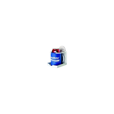 BoatMates 21702 Folding Drink Holder, White, 2/pk