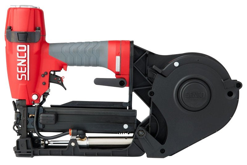 Senco CS61H1 Cap Stapler, 3/8 in W Crown, 5/8 to 1-1/2 in L Leg, 125 Magazine, 2.25 scfm Air