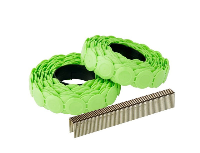 Senco CS10BAA Crown Staple, 3/8 in W Crown, 5/8 in L Leg, 18 ga Gauge, Galvanized